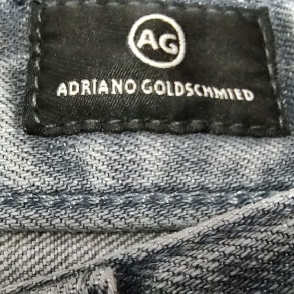 AG Adriano Goldschmied The Nikki Relaxed Skinny Grey Distressed US 24 - Picture 11 of 13